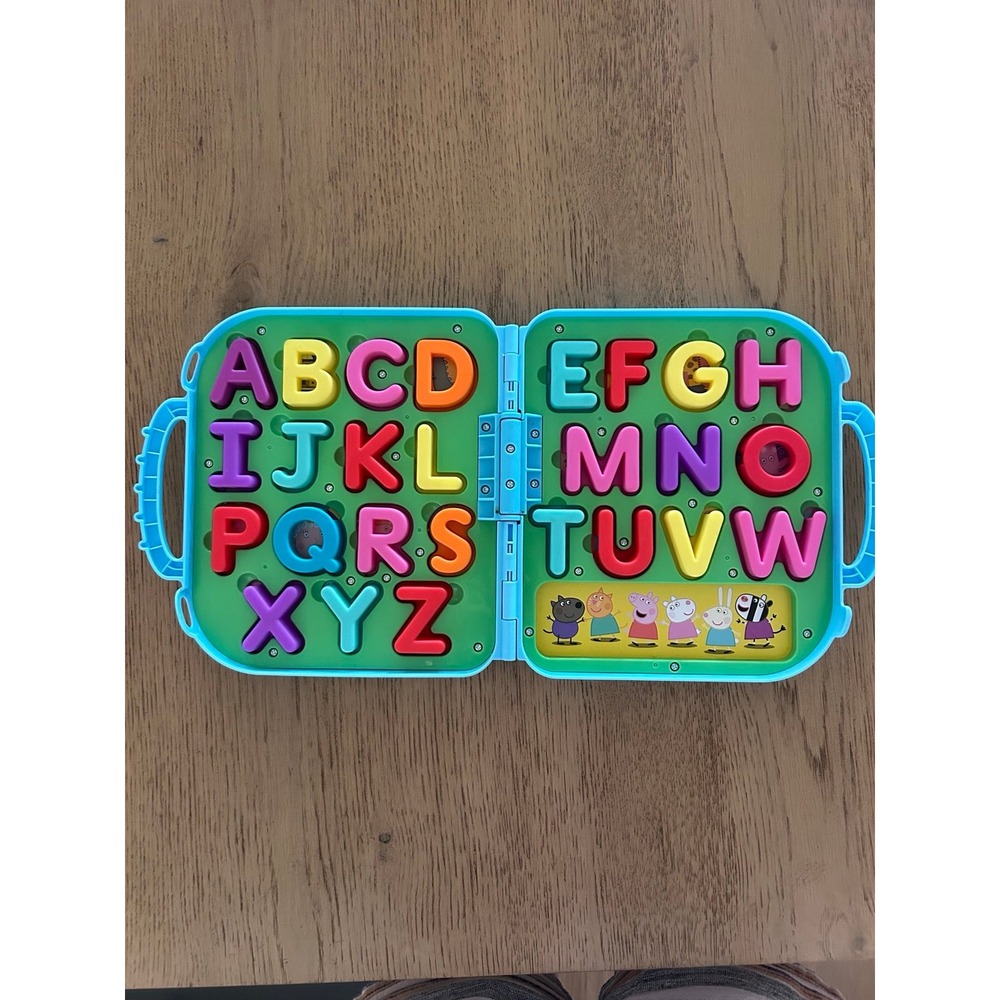 Peppa Pig Alphabet Case Kids Educational ABC Toy